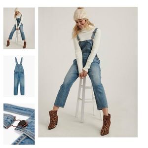 Lucky Brand Boyfriend Denim Jumpsuit Overall